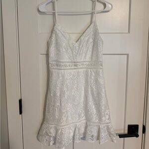 Hello Molly White Lace Dress
